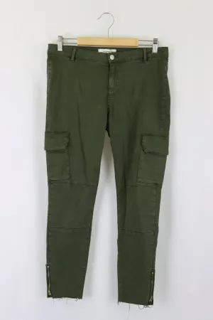 Zara Khaki Pants 8