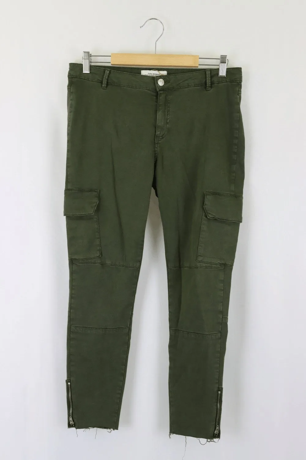 Zara Khaki Pants 8