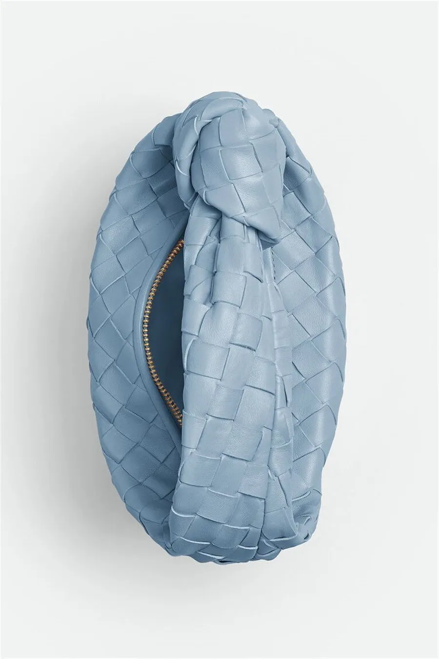 Zariah Weave Knot Clutch Bag - Blue Gloria Lanvin