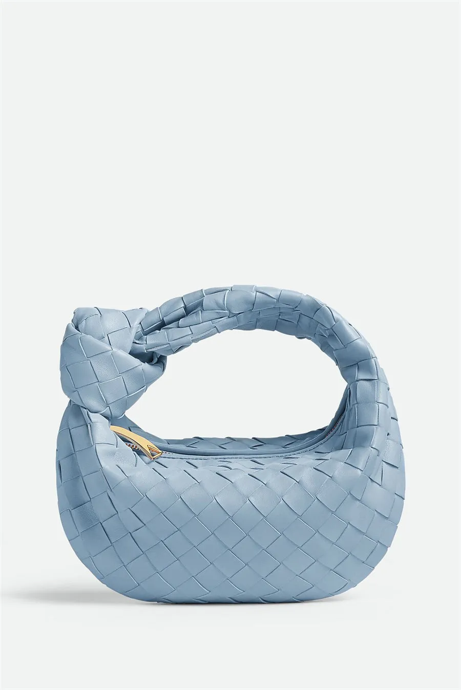 Zariah Weave Knot Clutch Bag - Blue Gloria Lanvin