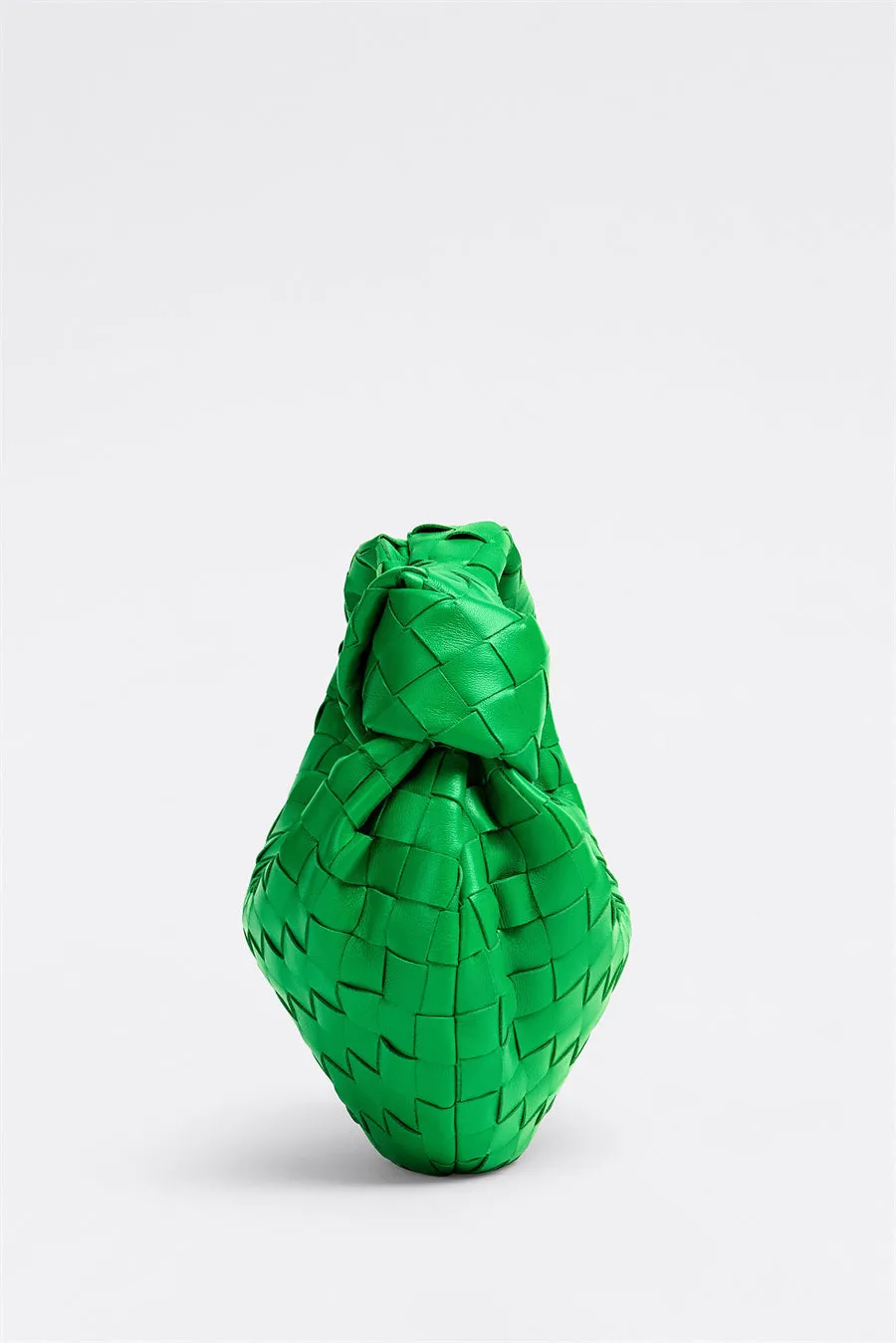 Zariah Weave Knot Clutch Bag - Green Gloria Lanvin