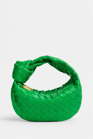 Zariah Weave Knot Clutch Bag - Green Gloria Lanvin