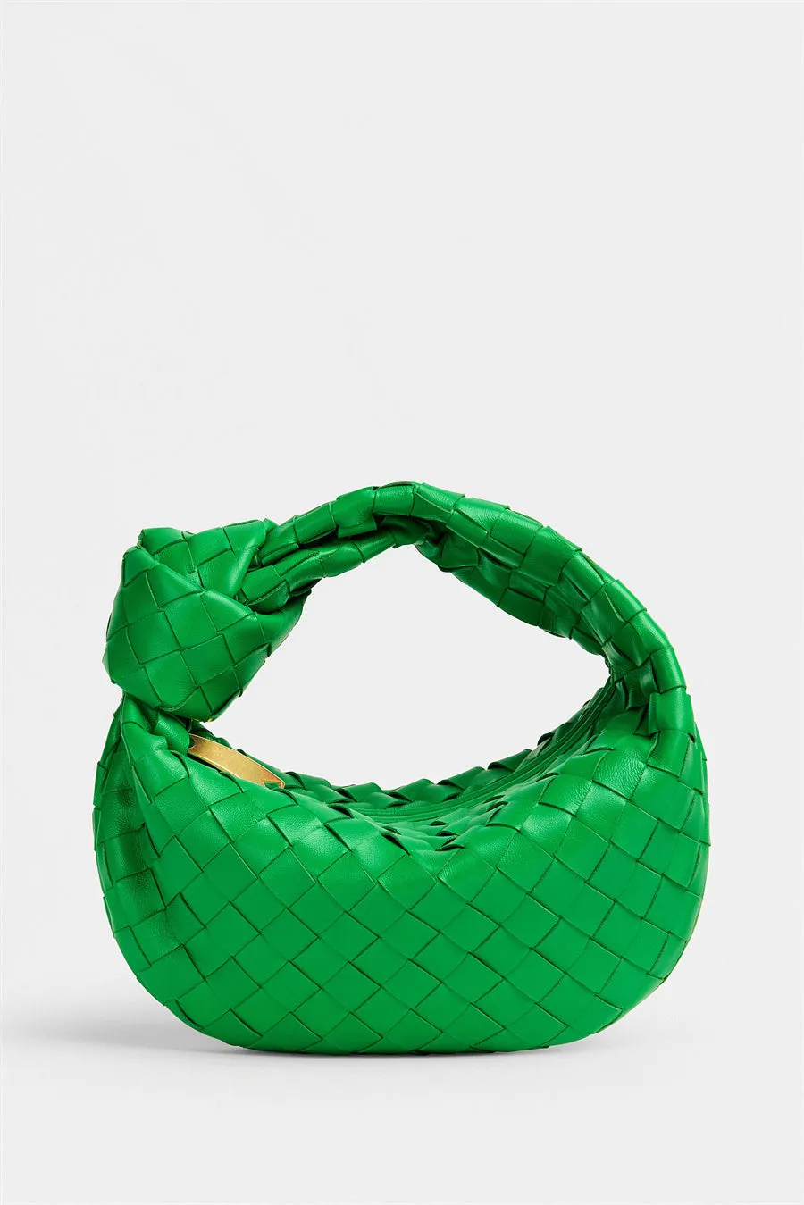 Zariah Weave Knot Clutch Bag - Green Gloria Lanvin