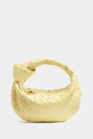 Zariah Weave Knot Clutch Bag - Yellow Gloria Lanvin